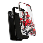 Plum Blossom Ink Tough Phone Case