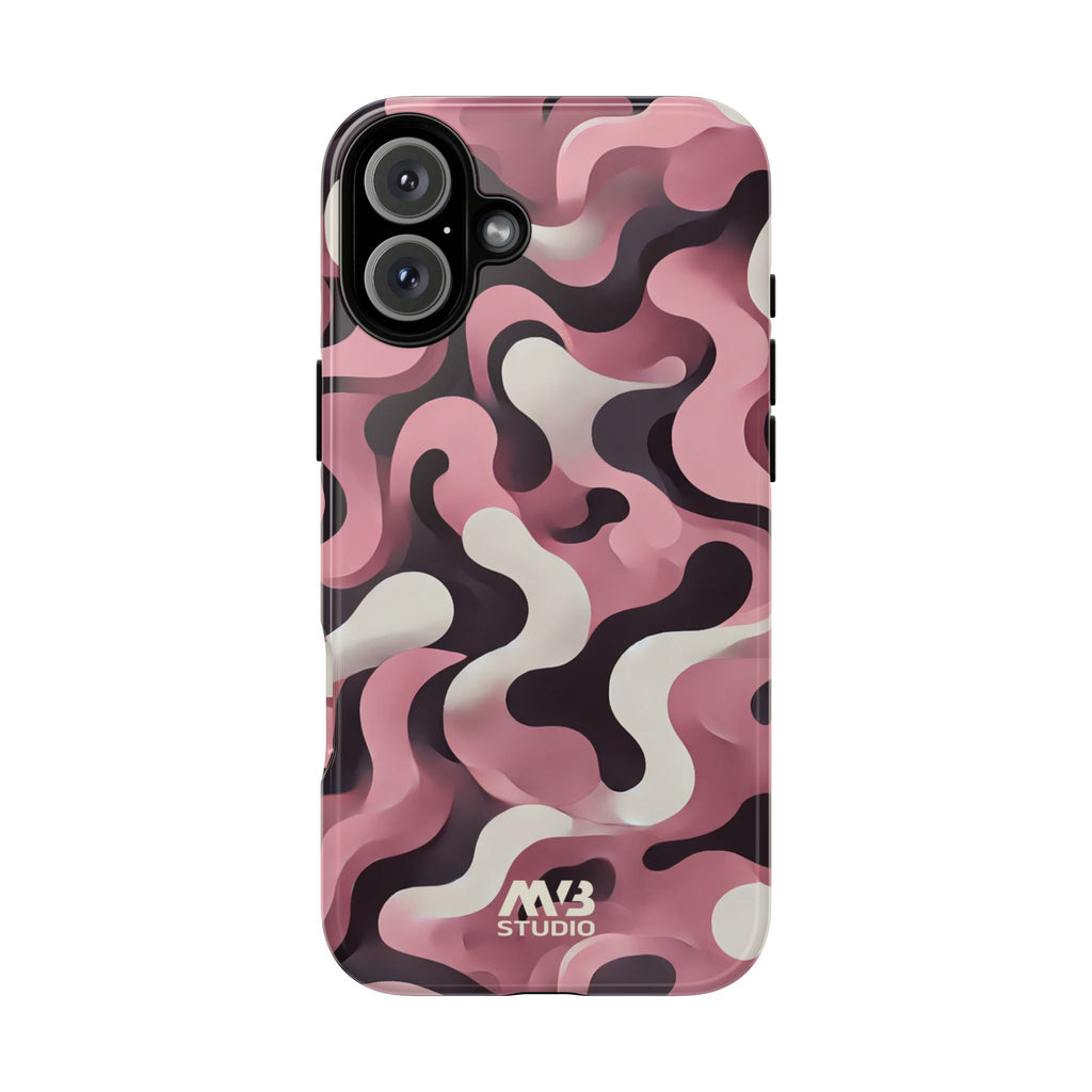 Pink Camouflage Tough iPhone Case - MVB STUDIO STORE
