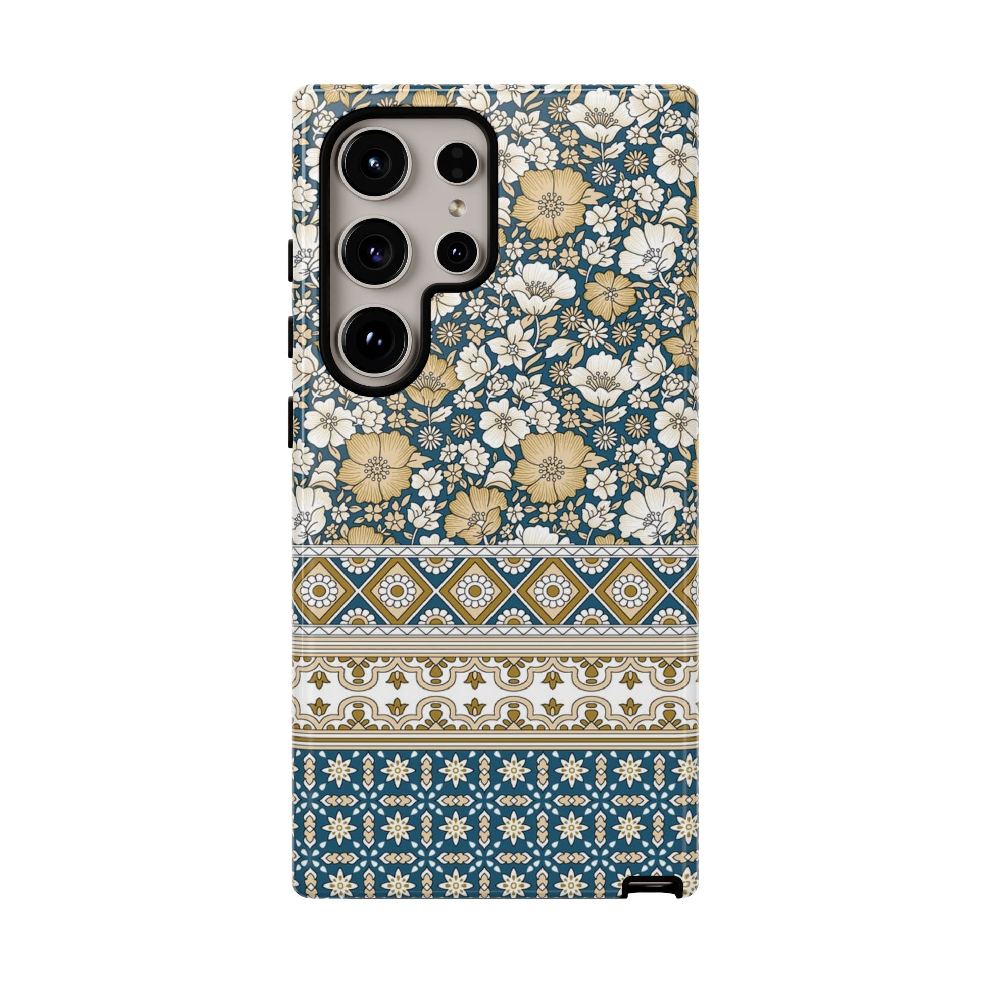 Vintage Floral Tough Samsung Phone Case