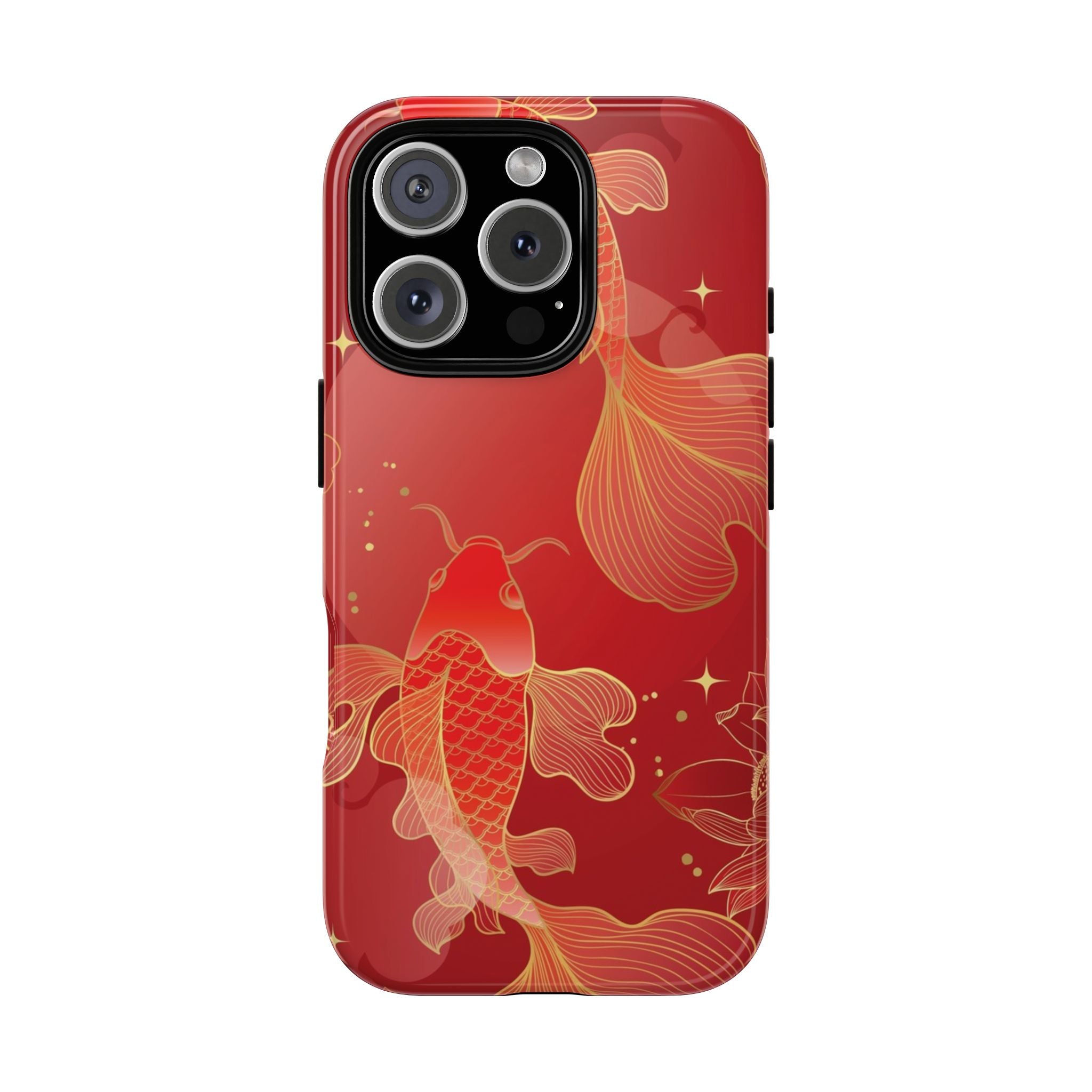 Red Koi Tough iPhone Case - MVB STUDIO STORE