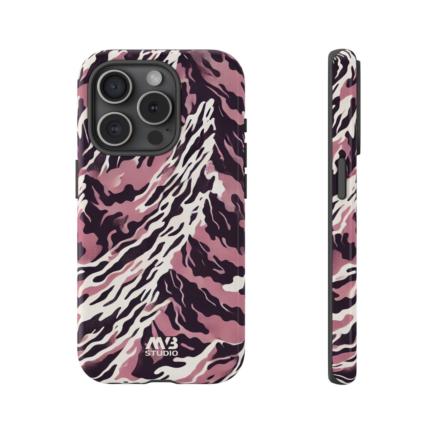 Pink Camo Tough Phone Case - iPhone