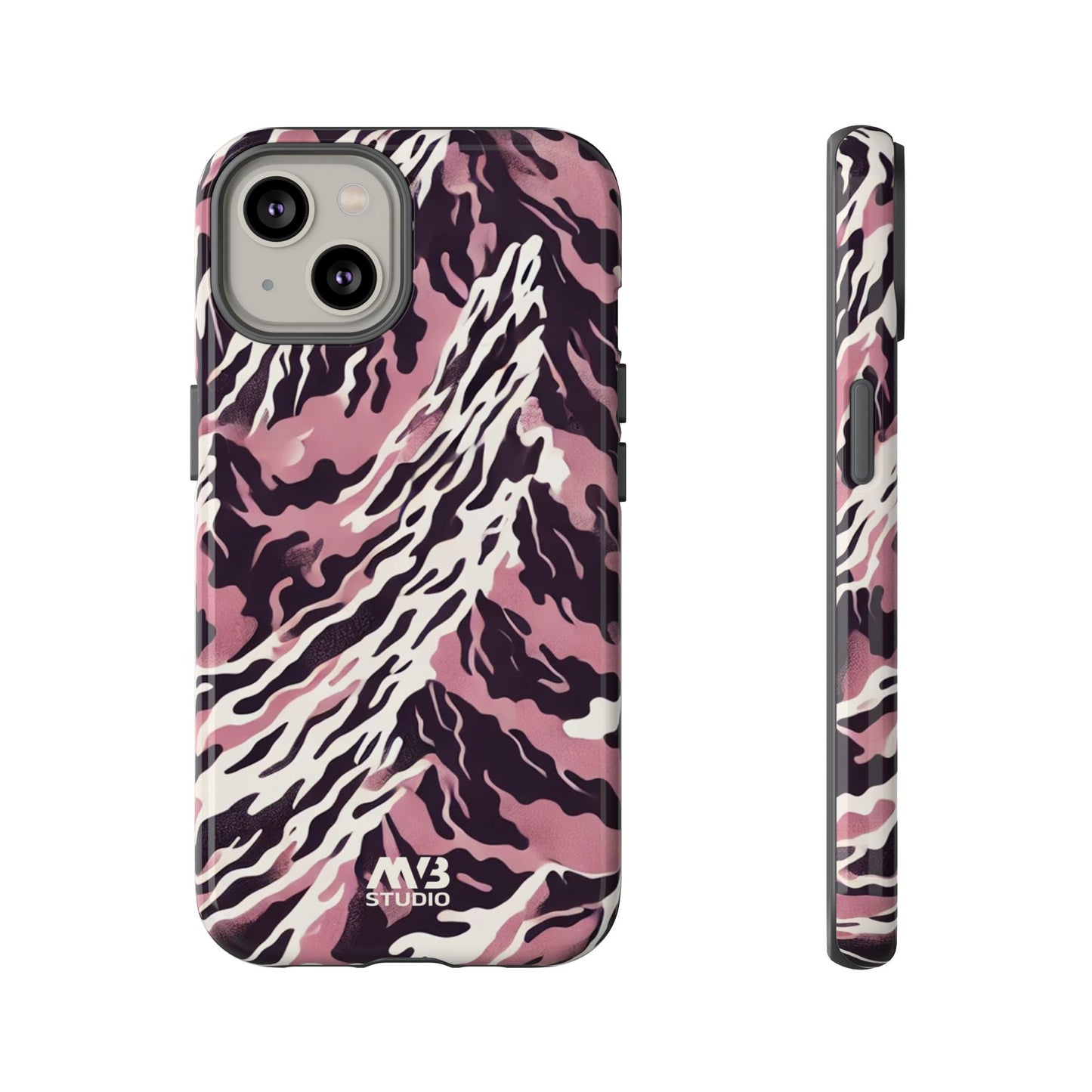 Pink Camo Tough Phone Case - iPhone