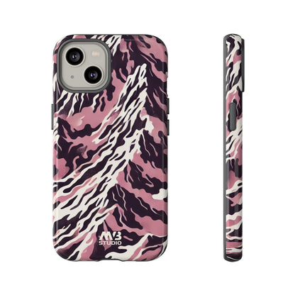 Pink Camo Tough Phone Case - iPhone