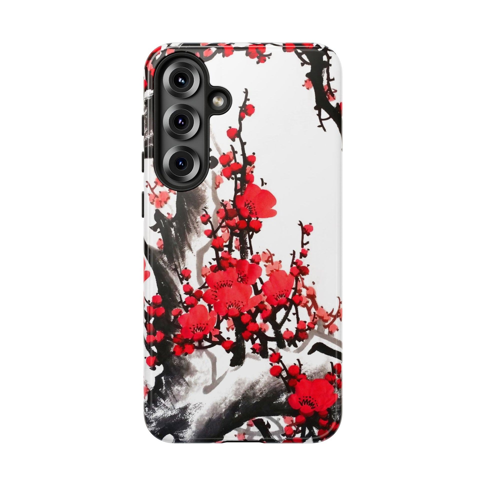 Plum Blossom Ink Tough Samsung Phone Case
