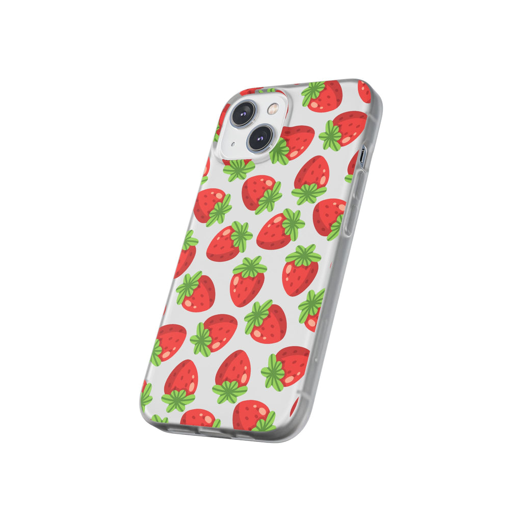 Strawberry Soft Flexi Case - iPhone - MVB STUDIO STORE