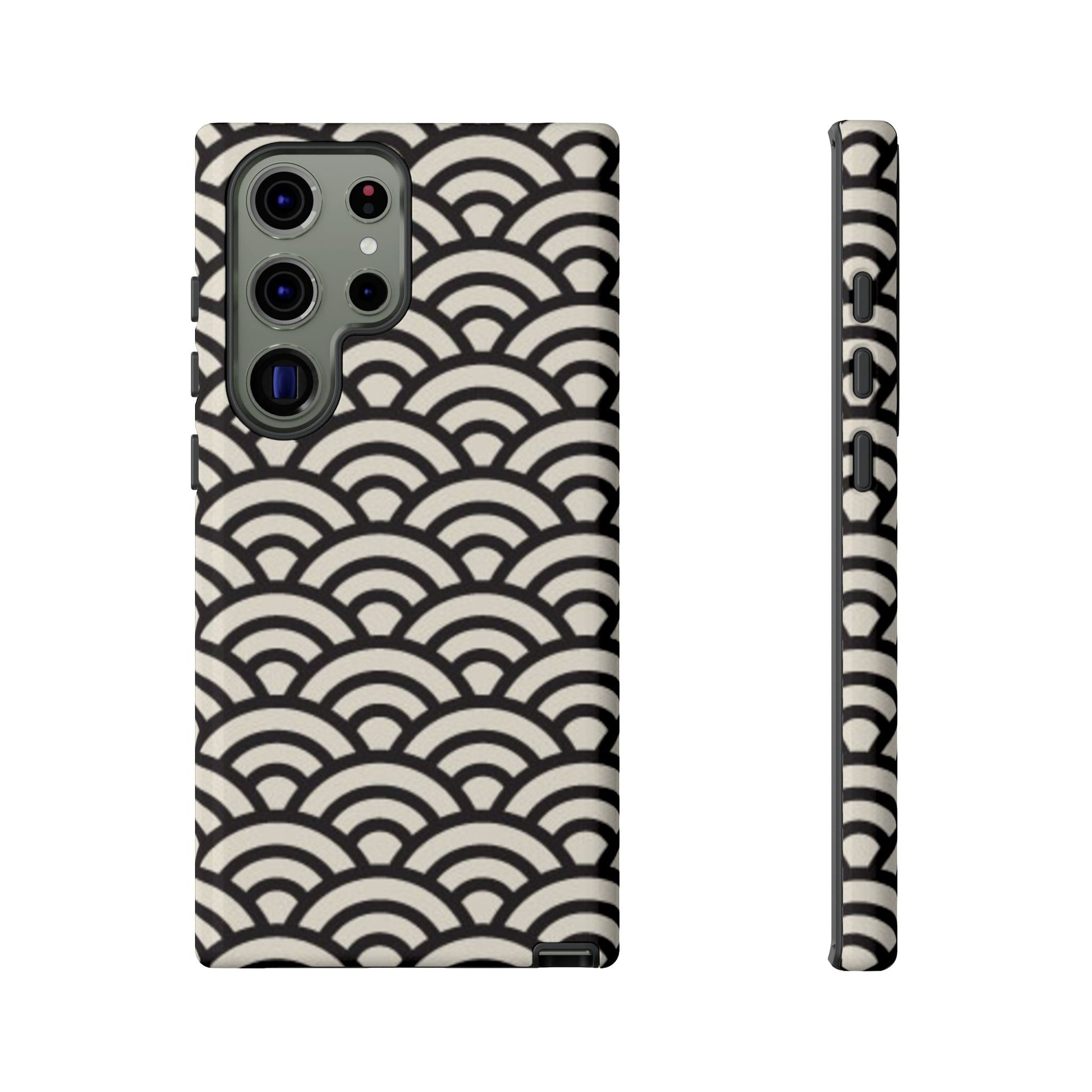 Japanese Wave Pattern Tough Samsung Phone Case