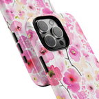 Watercolour Pink Flowers Tough iPhone Case - MVB STUDIO STORE