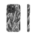 Grayscale Terrains Tough iPhone Case - MVB STUDIO STORE