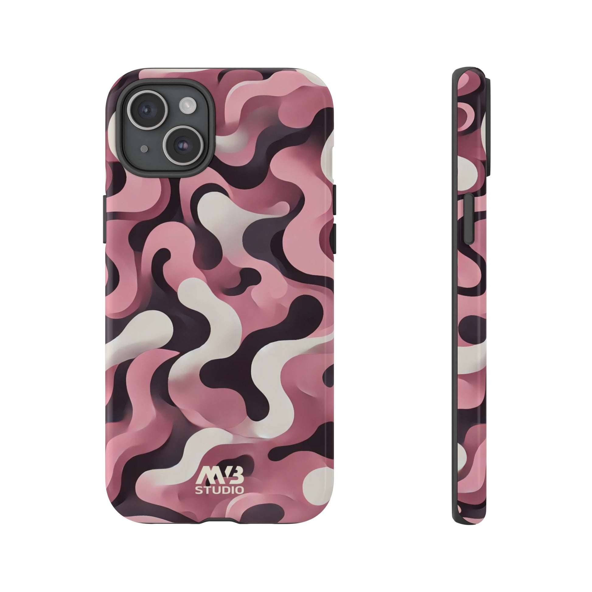 Pink Camouflage Tough iPhone Case