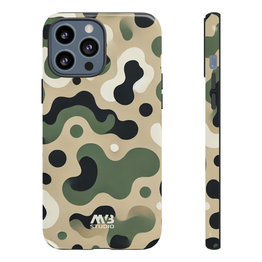 Green Camouflage Tough iPhone Case - MVB STUDIO STORE