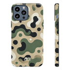Green Camouflage Tough iPhone Case - MVB STUDIO STORE