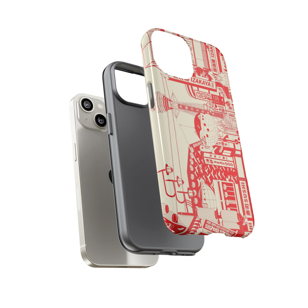Osaka Sketch Tough Phone Case for iPhone 14 Models