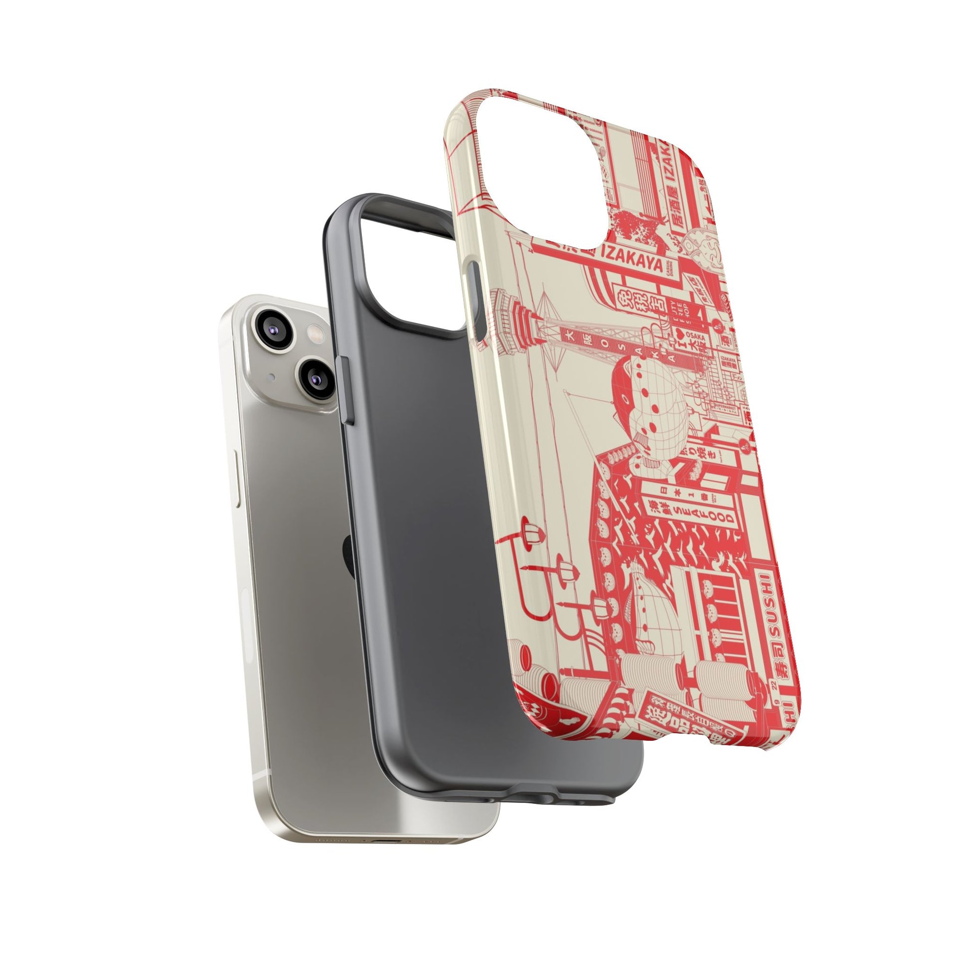 Osaka Sketch Tough Phone Case for iPhone 14 Models