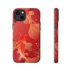 Red Koi Tough iPhone Case - MVB STUDIO STORE