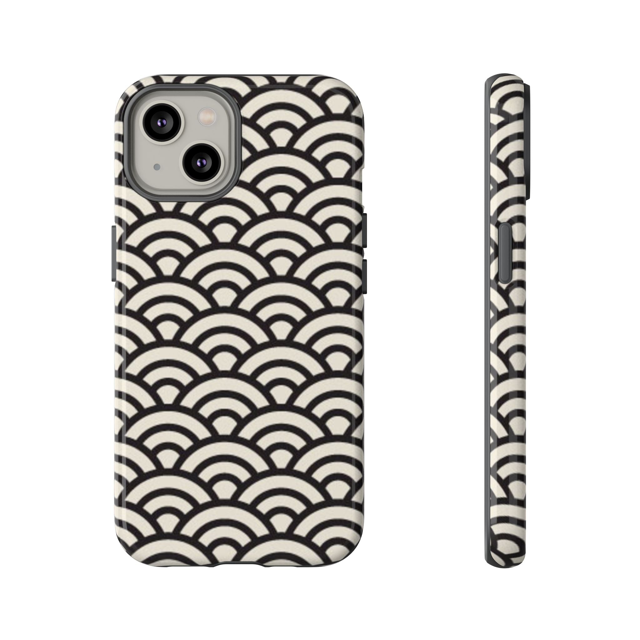 Japanese Wave Pattern Tough iPhone Case - MVB STUDIO STORE