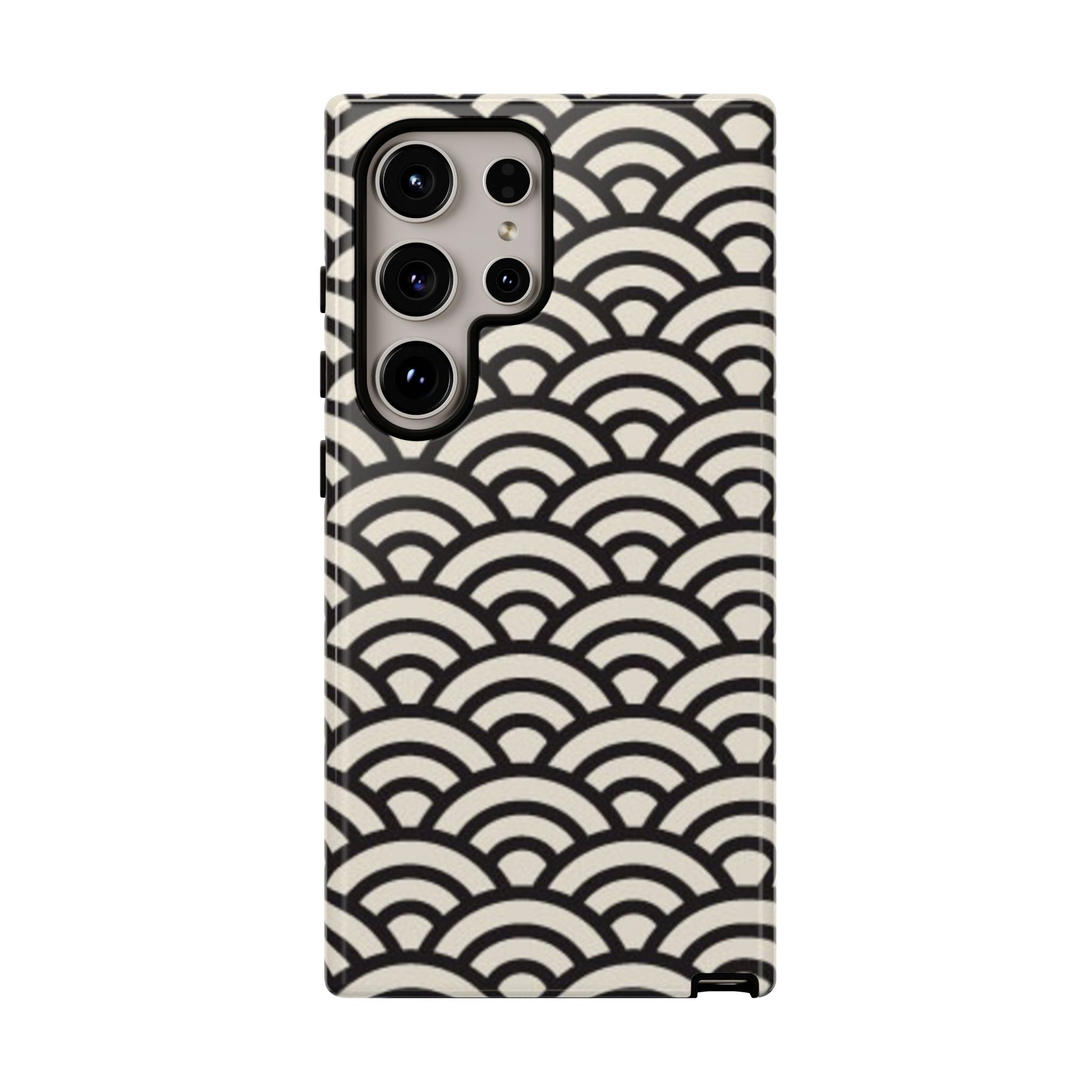 Japanese Wave Pattern Tough Samsung Phone Case