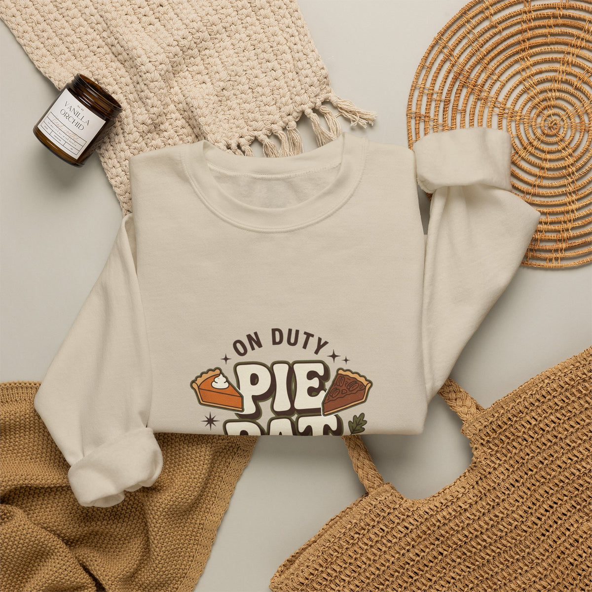 Pie Patrol Funny Thanksgiving Sweatshirt