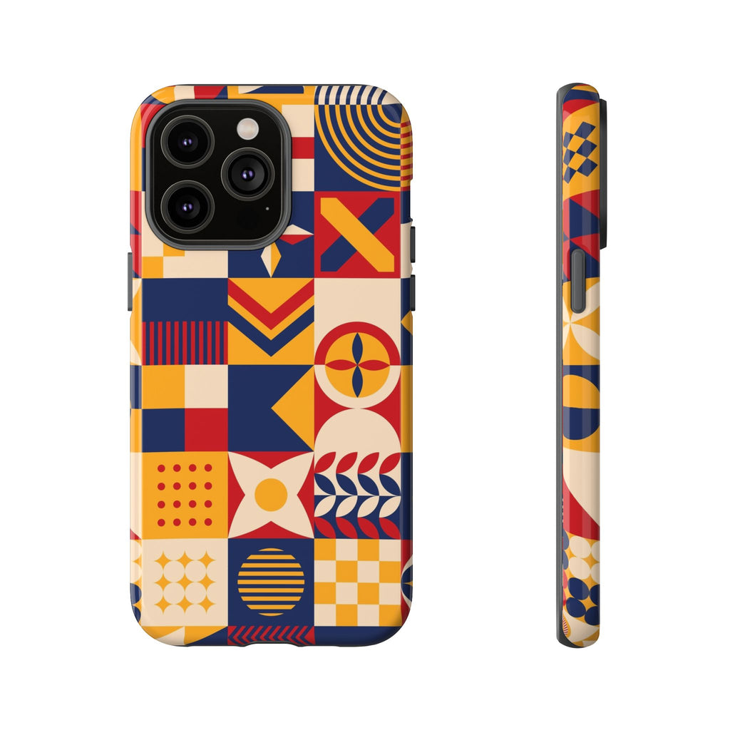 Geometric Pattern Tough iPhone Case - MVB STUDIO STORE