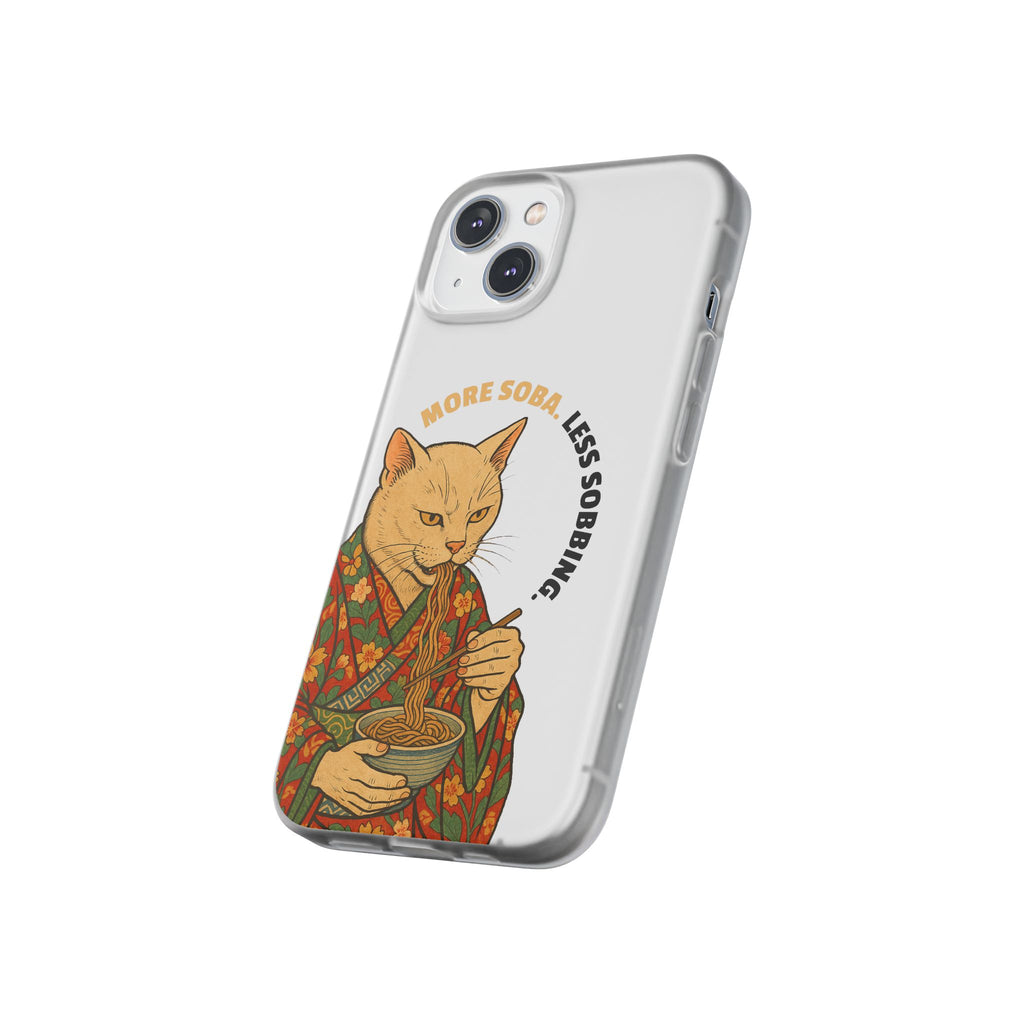 More Soba. Less Sobbing. Soft Flexi Case - iPhone - MVB STUDIO STORE