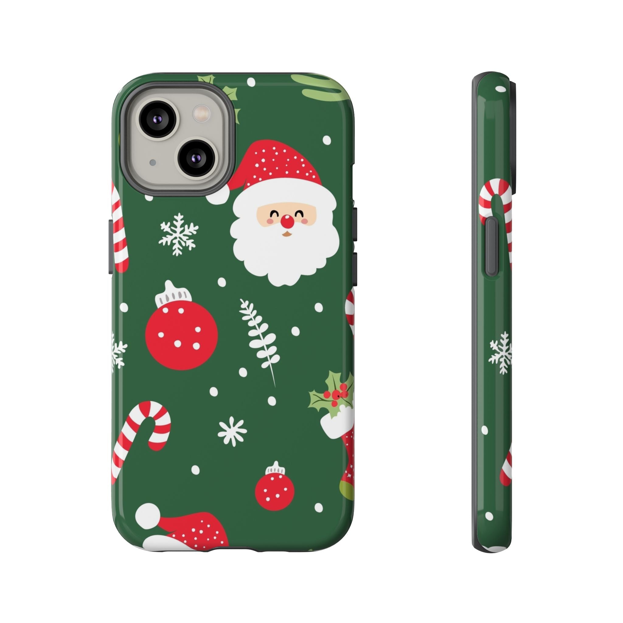 Green Christmas Tough iPhone Case - MVB STUDIO STORE