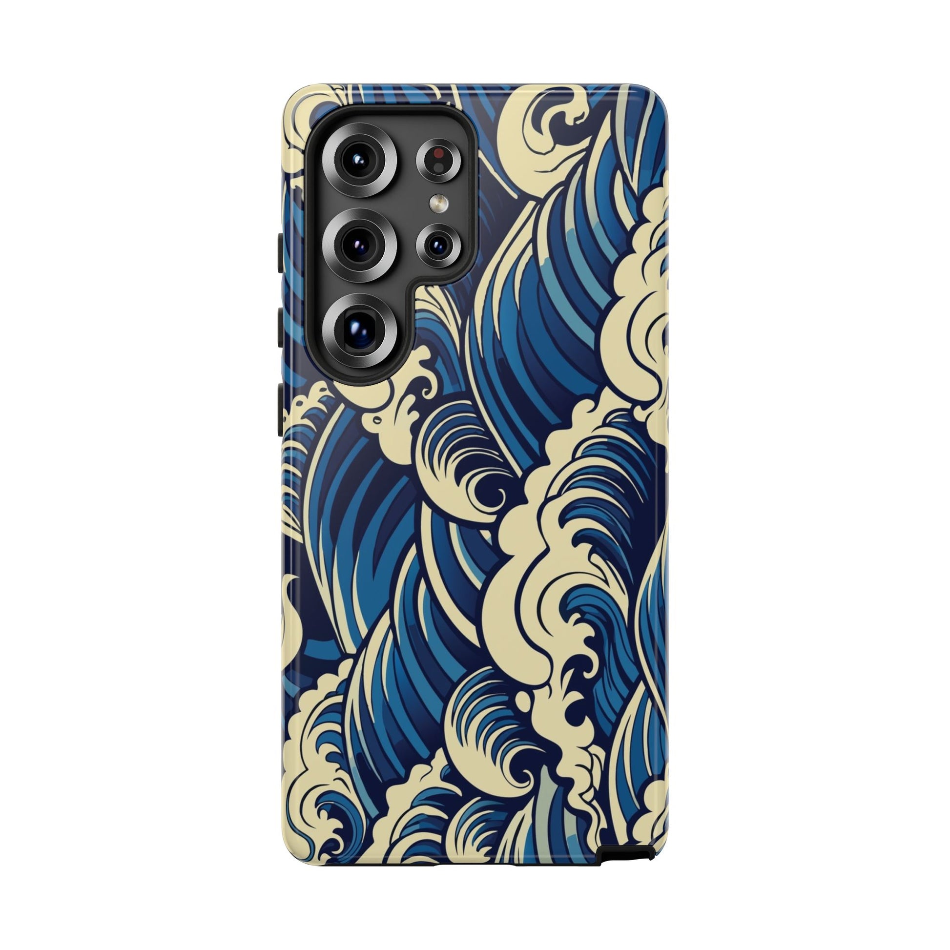 Blue Ocean Wave Tough Samsung Phone Case
