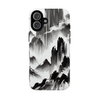 Black Ink Mountain Tough iPhone Case - MVB STUDIO STORE