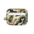 Camouflage-patterned case on a white background