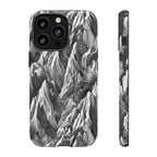 Grayscale Terrains Tough iPhone Case - MVB STUDIO STORE