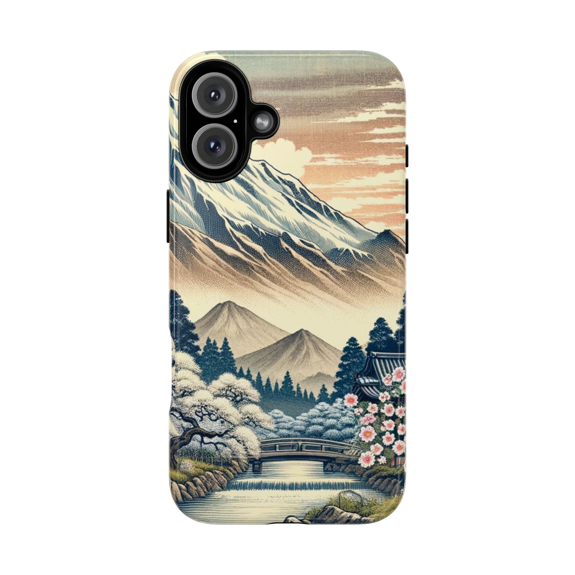 Zen Japanese Garden Tough iPhone Case