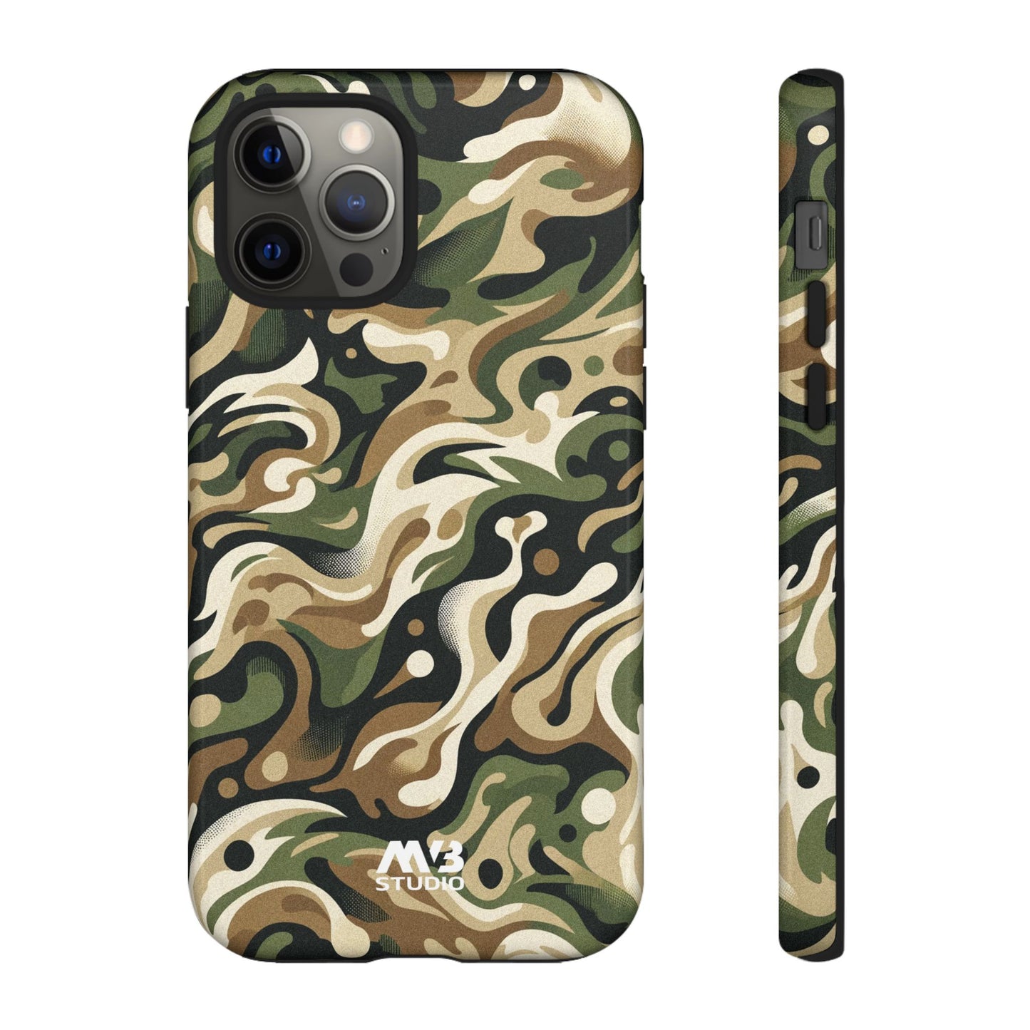 Forest Camo Tough  Phone Case - iPhone