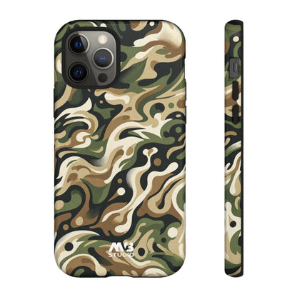 Forest Camo Tough  Phone Case - iPhone