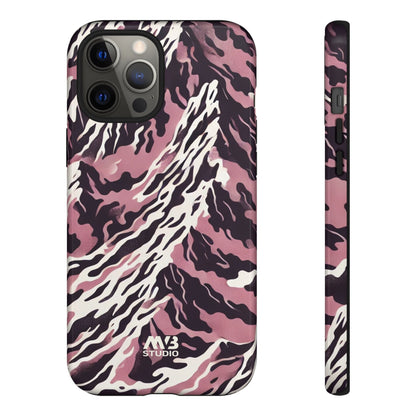 Pink Camo Tough Phone Case - iPhone