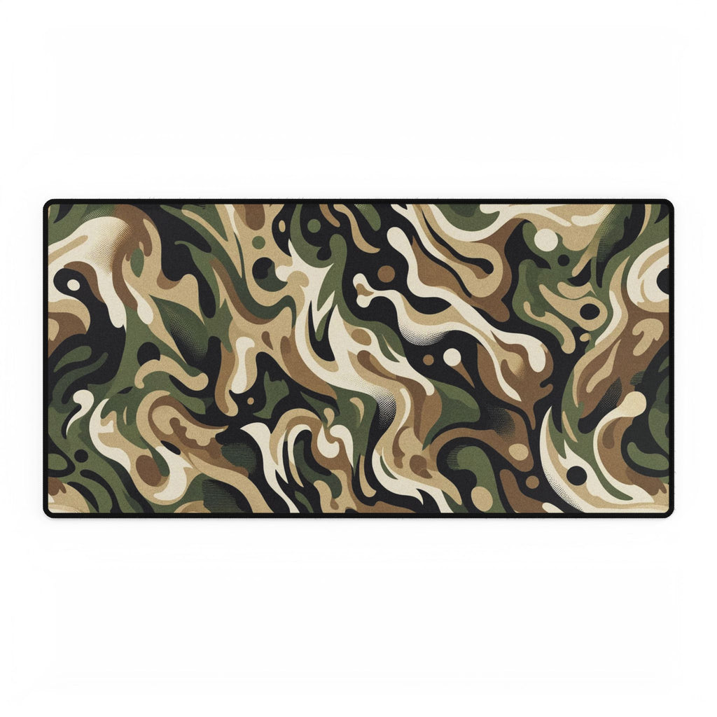 Camo Swirl XXL Desk Mat — Large Gaming & Office Mouse Pad