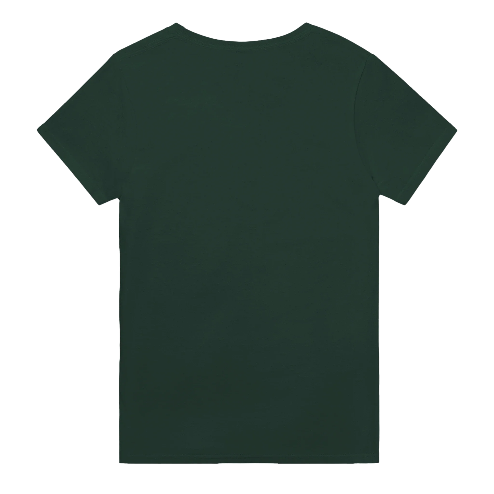 Showing the back of the T-shirt