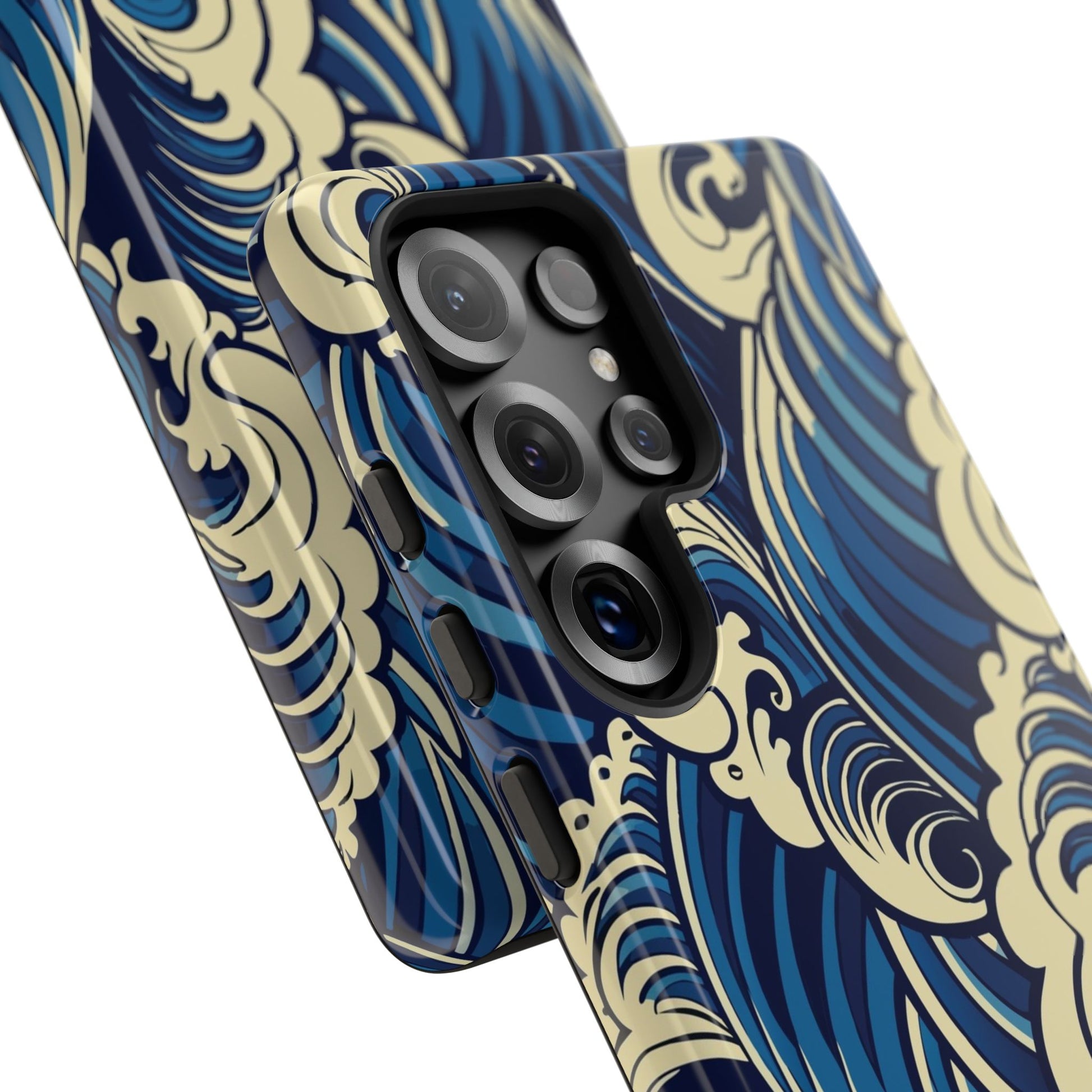 Blue Ocean Wave Tough Samsung Phone Case