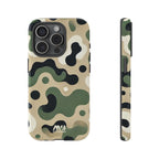 Green Camouflage Tough iPhone Case - MVB STUDIO STORE
