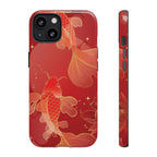 Red Koi Tough iPhone Case - MVB STUDIO STORE