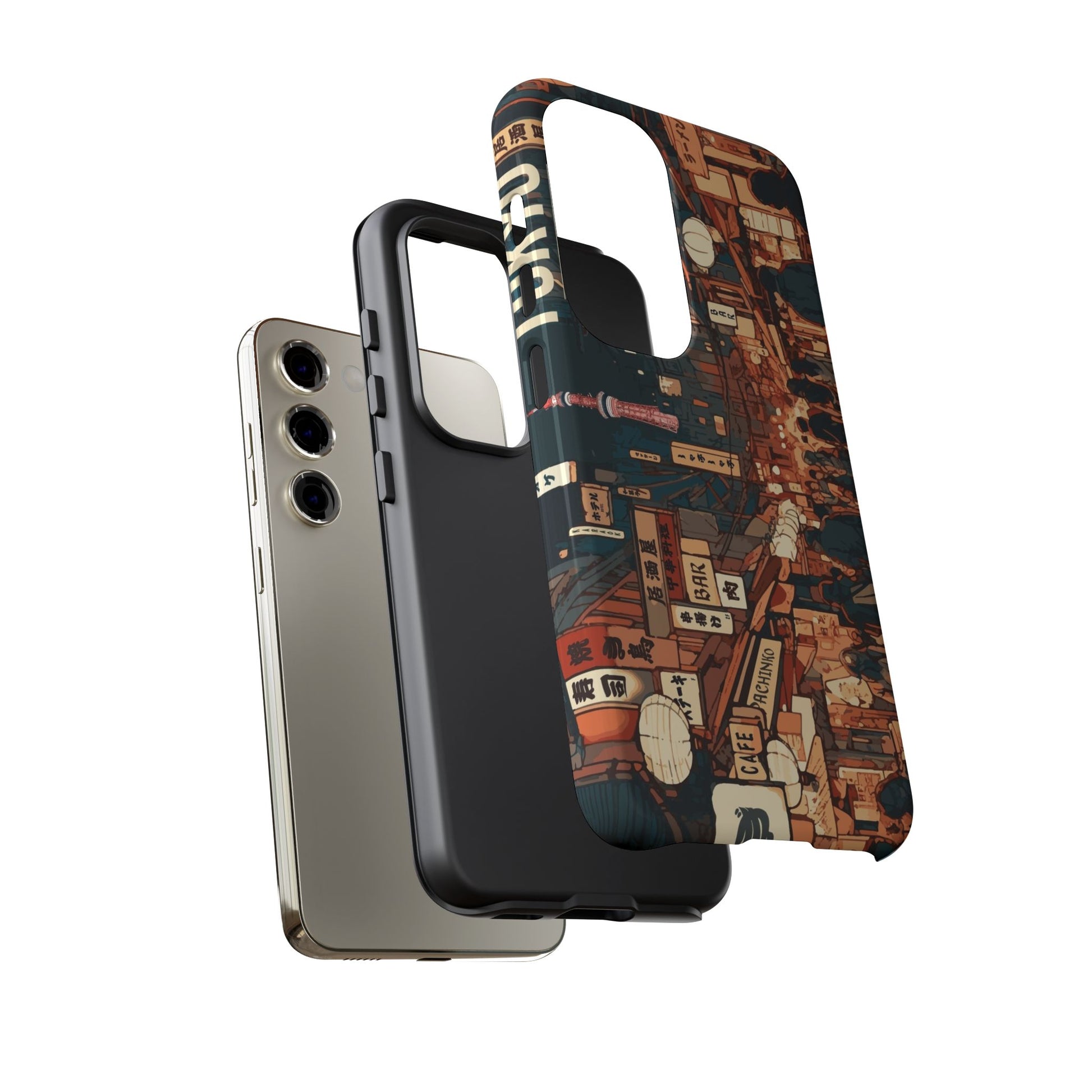 Tokyo Night Lights Tough Samsung Phone Case