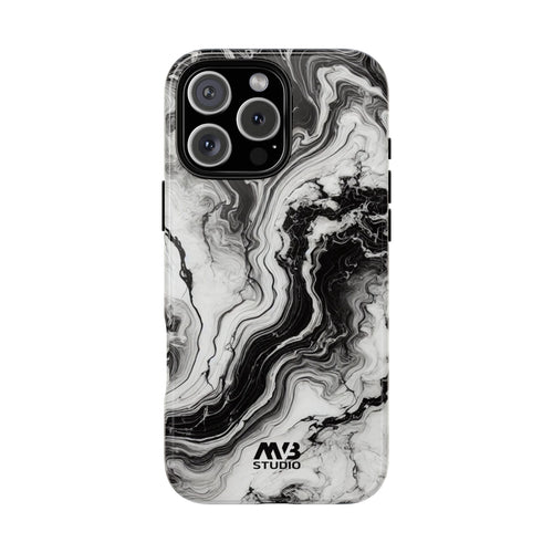 Black & White Tough iPhone Case - MVB STUDIO STORE