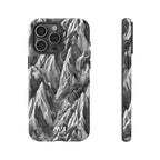Grayscale Terrains Tough iPhone Case - MVB STUDIO STORE