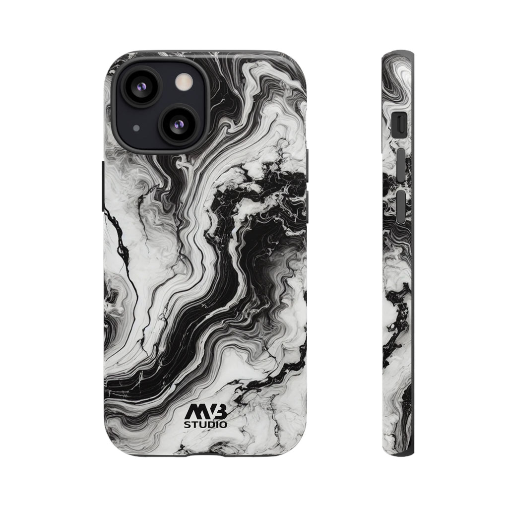 Black & White Tough iPhone Case - MVB STUDIO STORE