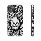 Black & White Tiger Tough iPhone Case - MVB STUDIO STORE