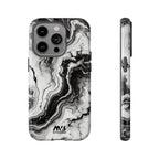 Black & White Tough iPhone Case - MVB STUDIO STORE