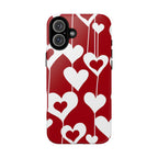 Red Dripping Hearts Tough iPhone Case - MVB STUDIO STORE