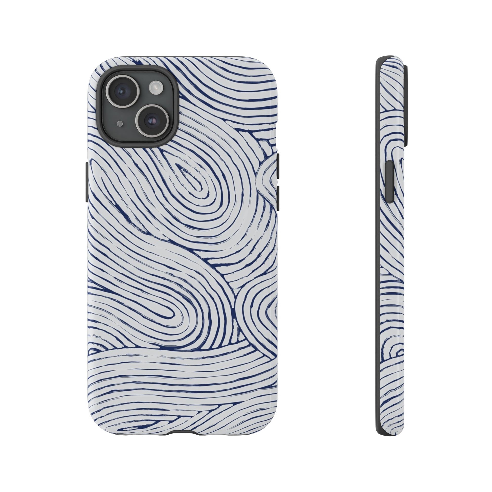 Indigo Flow Tough iPhone Case - MVB STUDIO STORE