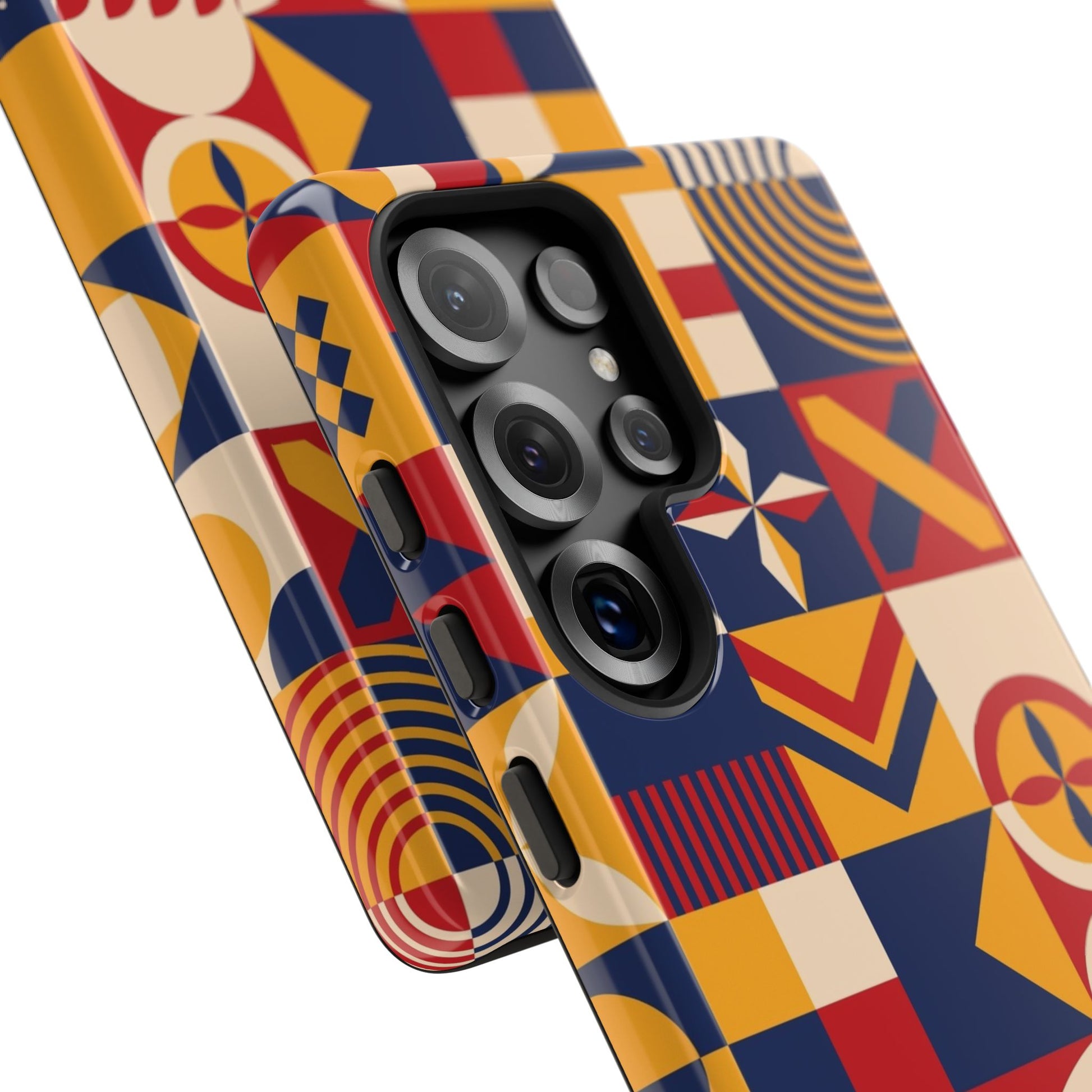 Retro Mosaic Tough Phone Case - Samsung