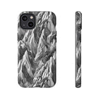 Grayscale Terrains Tough iPhone Case - MVB STUDIO STORE