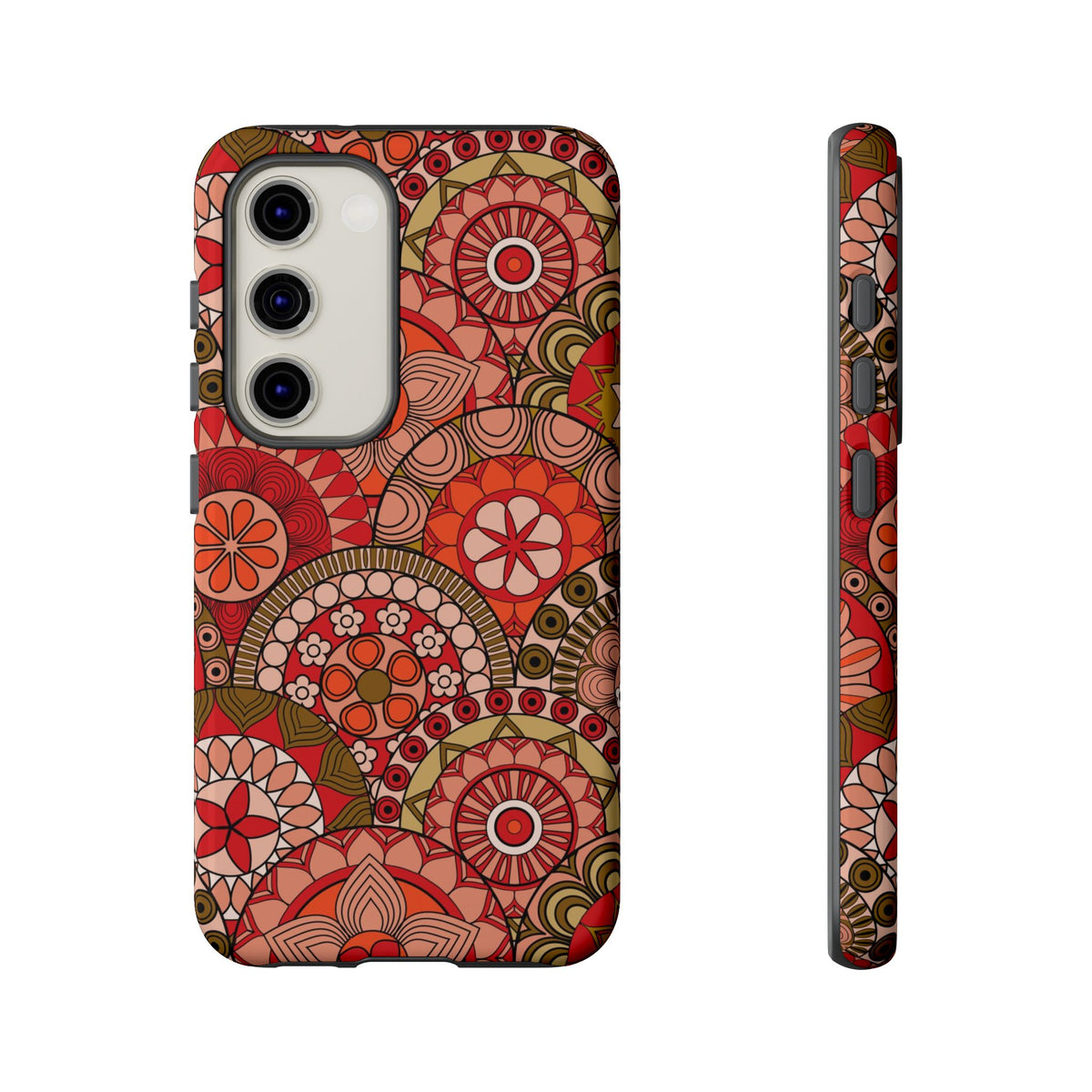 Boho Mandala Flower Tough Samsung Phone Case - MVB STUDIO STORE
