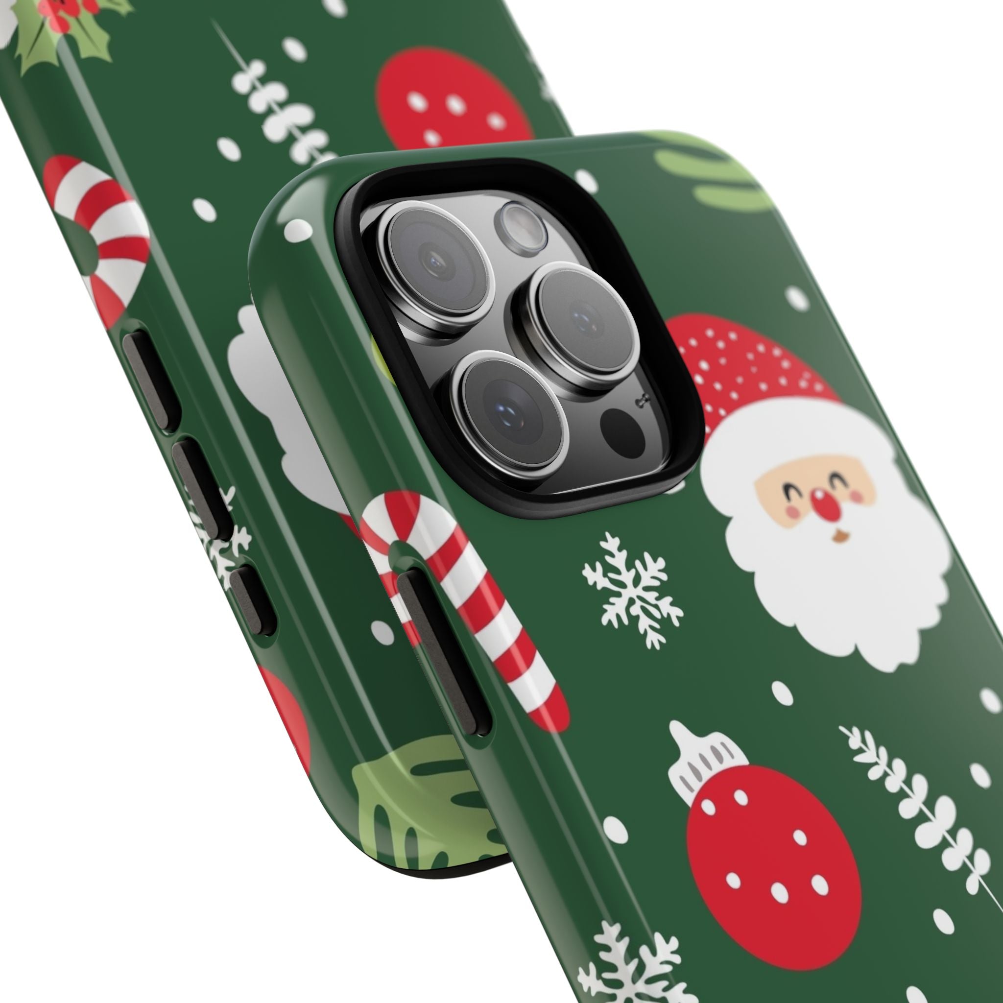 Green Christmas Tough iPhone Case - MVB STUDIO STORE