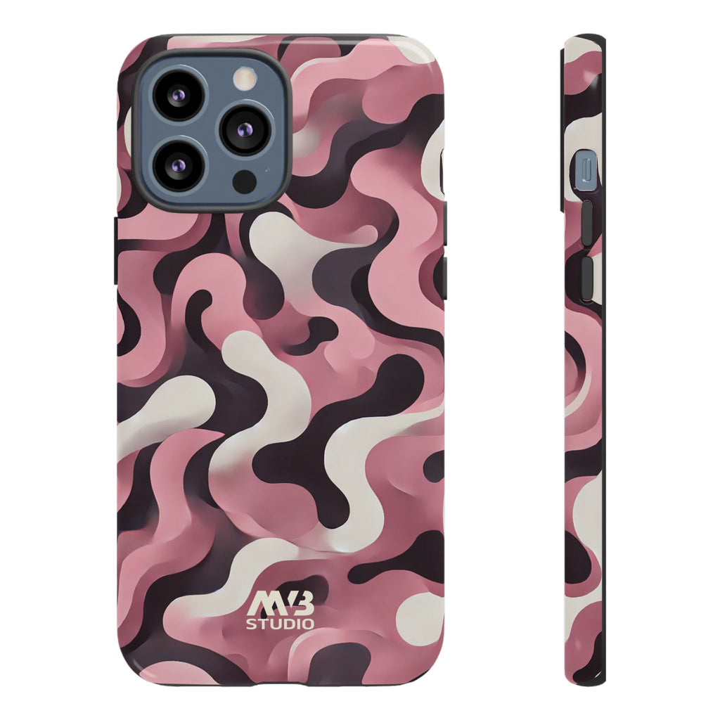 Pink Camouflage Tough iPhone Case - MVB STUDIO STORE